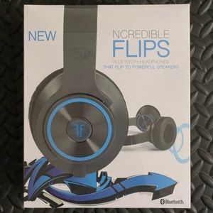 Brand New NCredible Flips BlueTooth Headphones